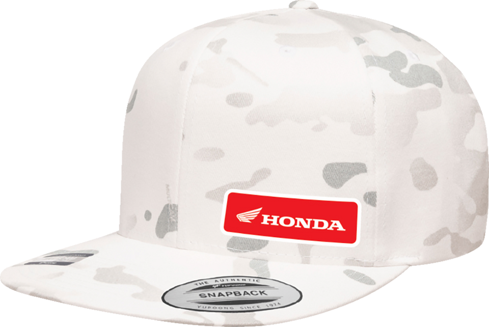 Honda Snapback Hat - Camo White - Lutzka's Garage