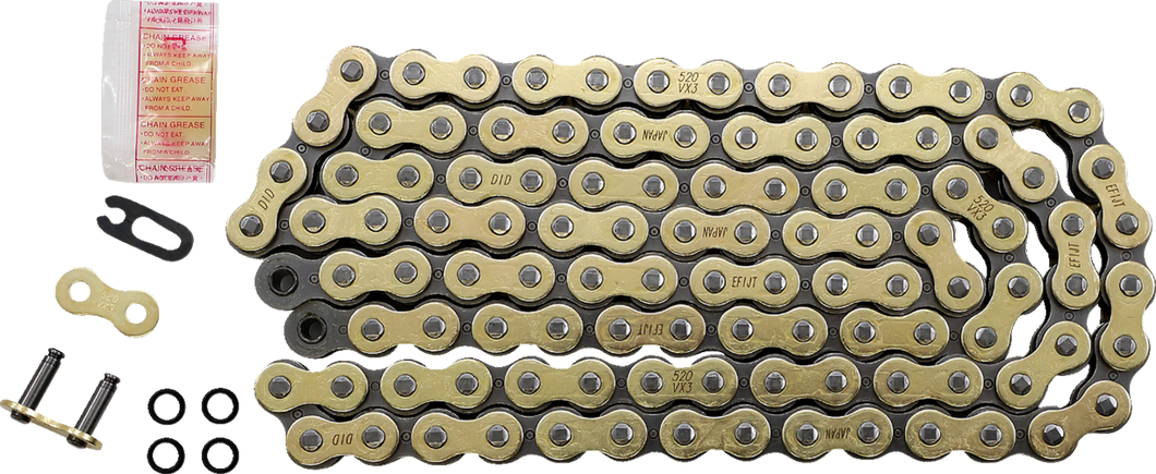 520 VX3 - Chain - Gold - 110 Links - Lutzka's Garage