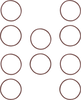 Main Drive Gear Spacer O-Ring - 6 Speed