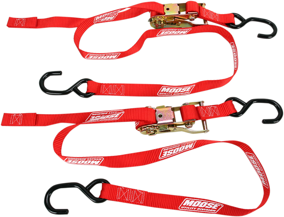 Ratchet Tie-Down - 1" - Red - Lutzka's Garage