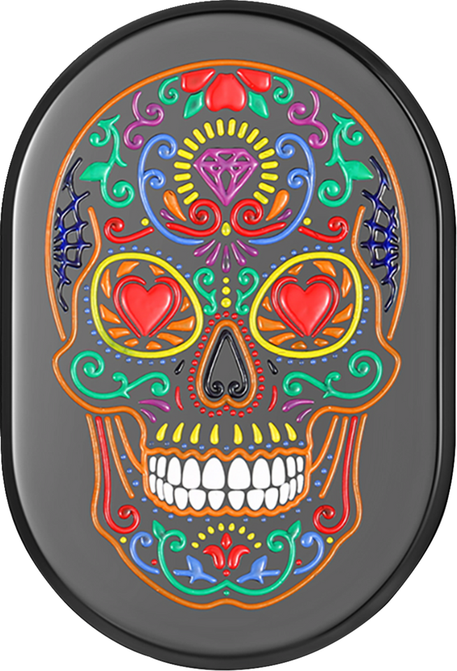 Antenna Cover - Left Rear Fender - Sugar Skull - Black - Lutzka's Garage