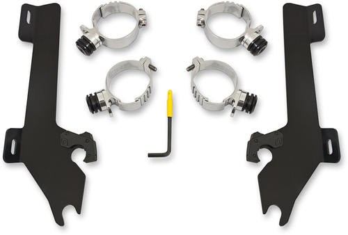 Batwing Trigger Lock Mounting Kit - Kingpin - Black - Lutzka's Garage