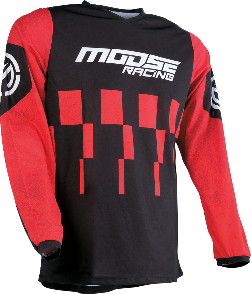 Qualifier Jersey - Red/Black - Small - Lutzka's Garage