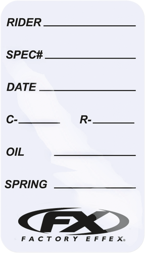 Suspension Spec Stickers