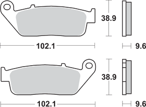 LS Brake Pads - Honda/Victory - 630LS