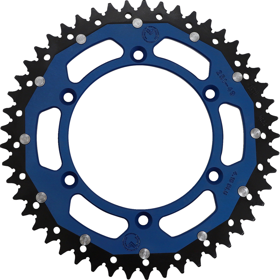 Dual Sprocket - Blue - 49 Tooth - Lutzka's Garage