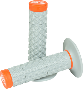 MX Dual Grips - Comfort - Soft/Firm - Orange - Lutzka's Garage