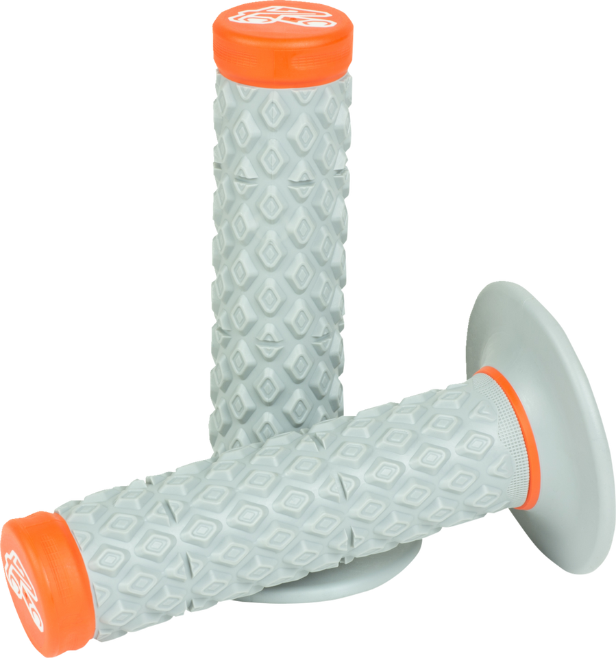 MX Dual Grips - Comfort - Soft/Firm - Orange - Lutzka's Garage