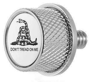 Seat Mounting Knob - Stainless Steel - Dont Tread On Me - Lutzka's Garage