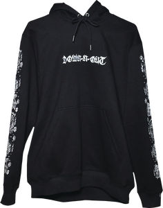 Down-N-Out Cheating Death Hoodie - Black - Medium - Lutzka's Garage