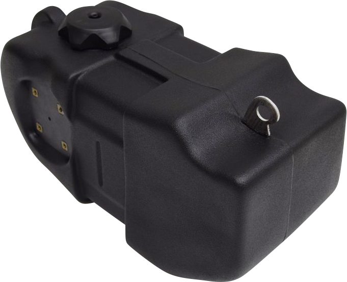 Large-Capacity Gas Tank - Black - Honda - 3.5 Gallon - Lutzka's Garage