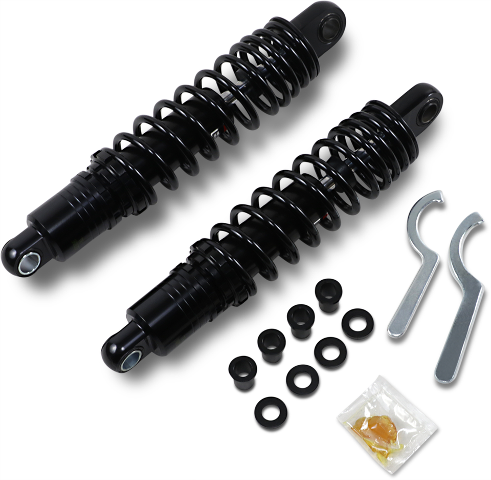 Premium Ride-Height Adjustable Shocks - Black - Standard - 12.5" - Lutzka's Garage