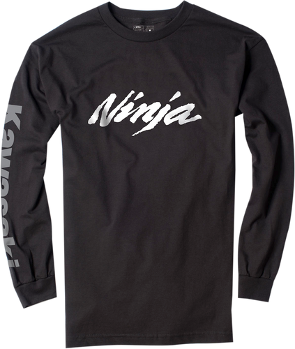 Kawasaki Ninja Long Sleeve T-Shirt - Black - Medium - Lutzka's Garage