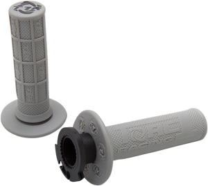 Grips - Defy - Lock-On - 4-Stroke - Gray - Lutzka's Garage