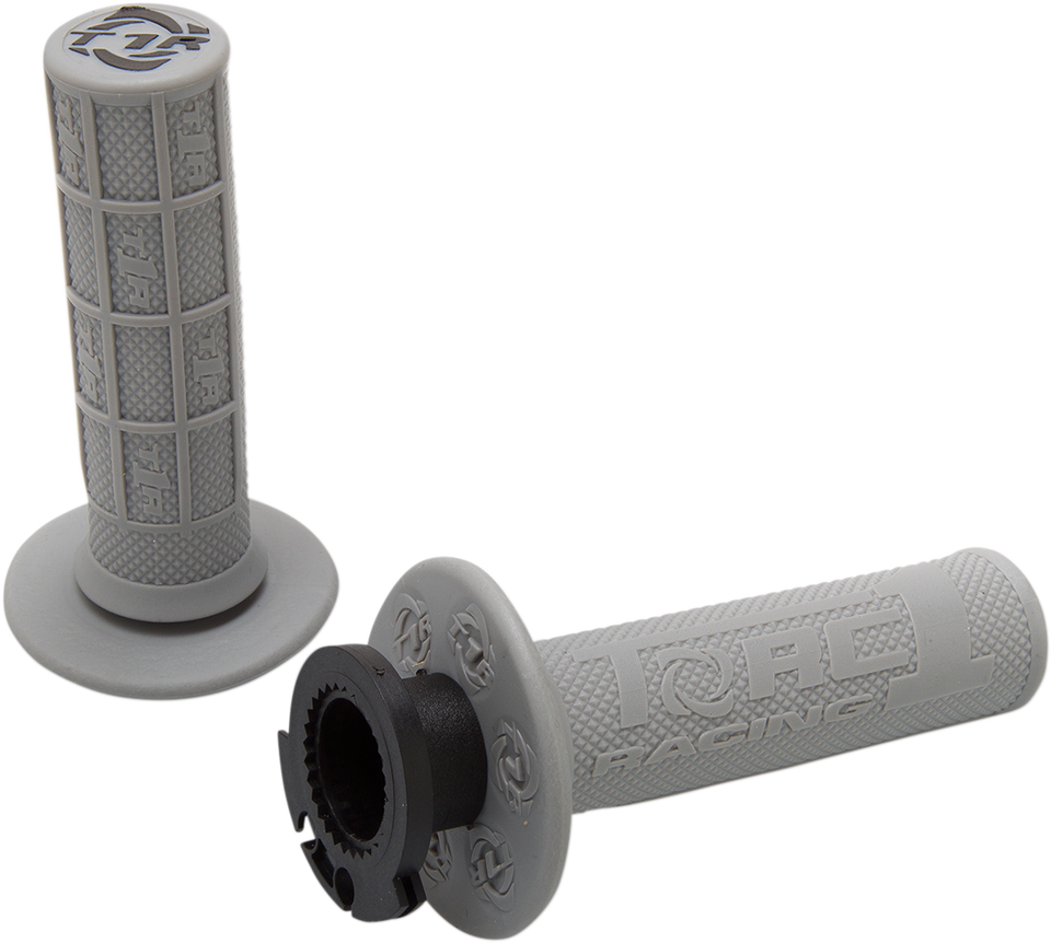 Grips - Defy - Lock-On - 4-Stroke - Gray - Lutzka's Garage