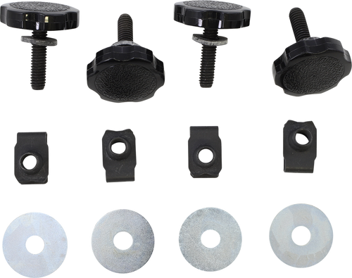 Saddlebag Lock Kit - Black Oxide Corrosion Resistance