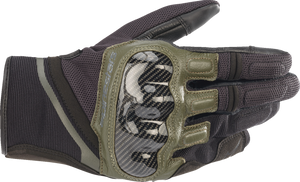 Chrome Gloves - Black/Forest - Small - Lutzka's Garage