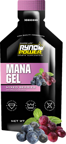 Mana Performance Gel - Mixed Berries - 12 Pack with Display Caddy