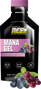 Mana Performance Gel - Mixed Berries - 12 Pack with Display Caddy