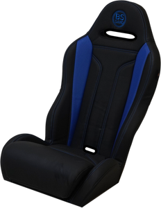 Performance Seat - Double T - Black/Blue - Polaris - 12-21 - Lutzka's Garage