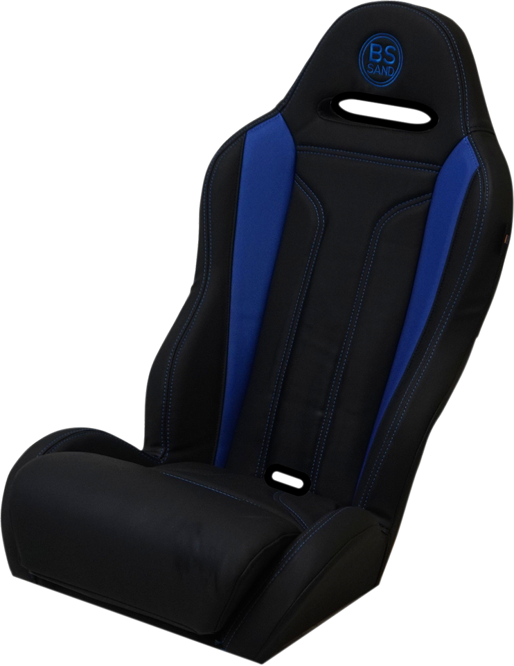 Performance Seat - Double T - Black/Blue - Polaris - 12-21 - Lutzka's Garage