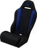 Performance Seat - Double T - Black/Blue - Polaris - 12-21 - Lutzka's Garage