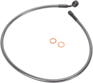 Brake Line - 7/16-35° - 28" - Black Pearl