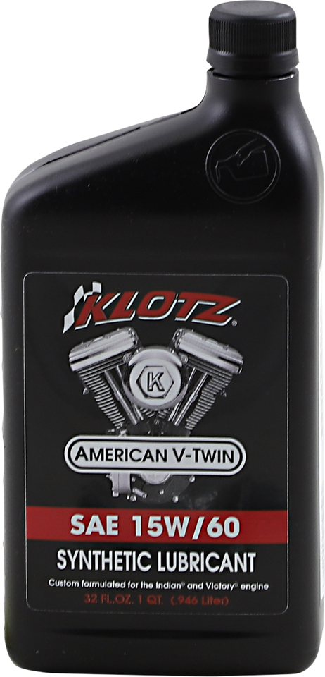 V-Twin Synthetic Oil - 15W-60 - 1 U.S. quart