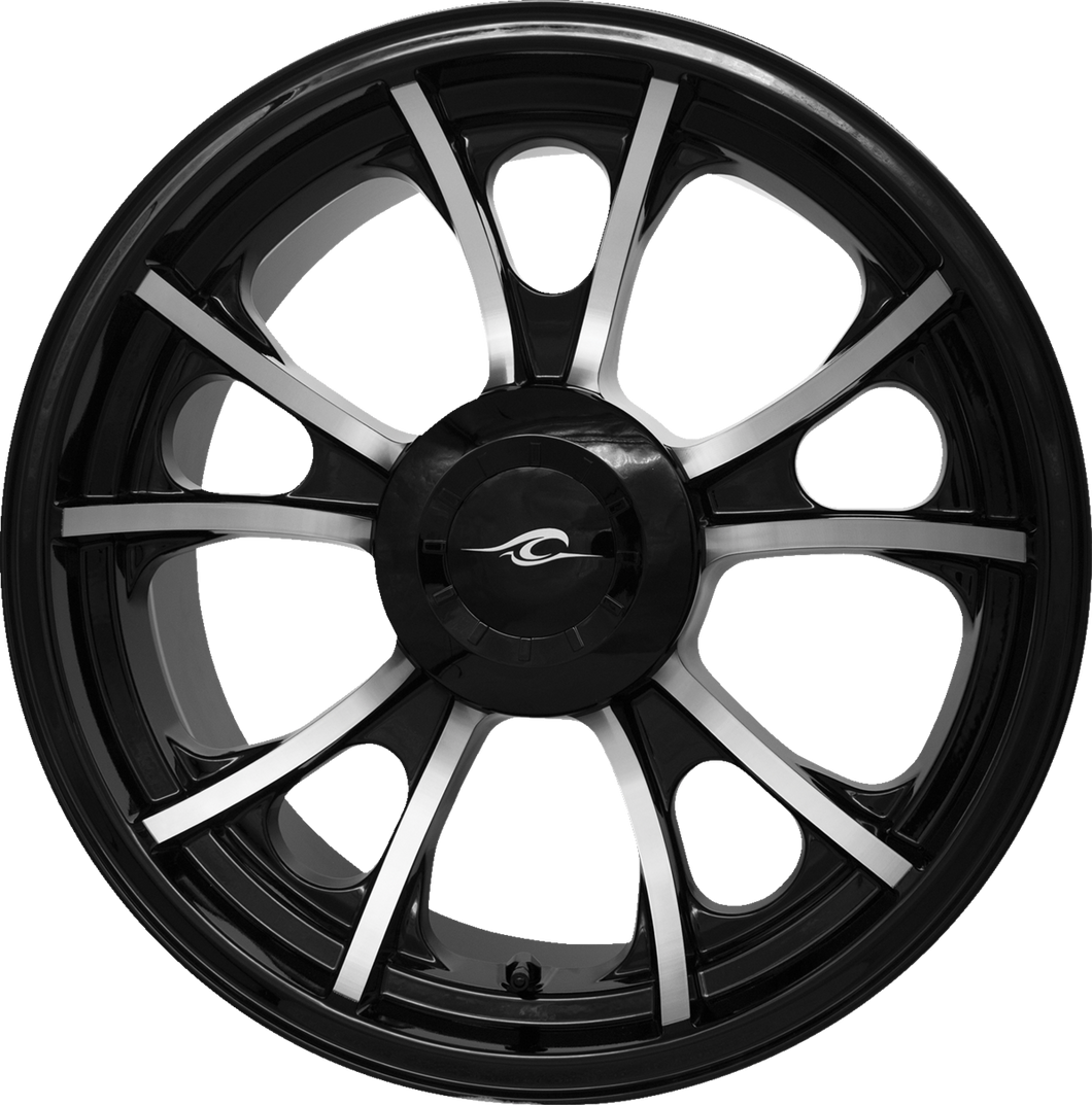 Rear Wheel - Largo 3D - Single Disc/with or without ABS - Black Cut - 18x7 - Lutzka's Garage