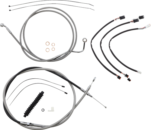 Control Cable Kit - XR - Stainless Steel/Chrome