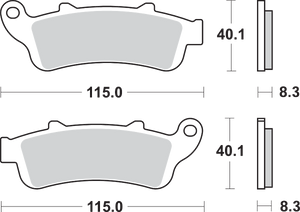 HS Brake Pads - 735HS