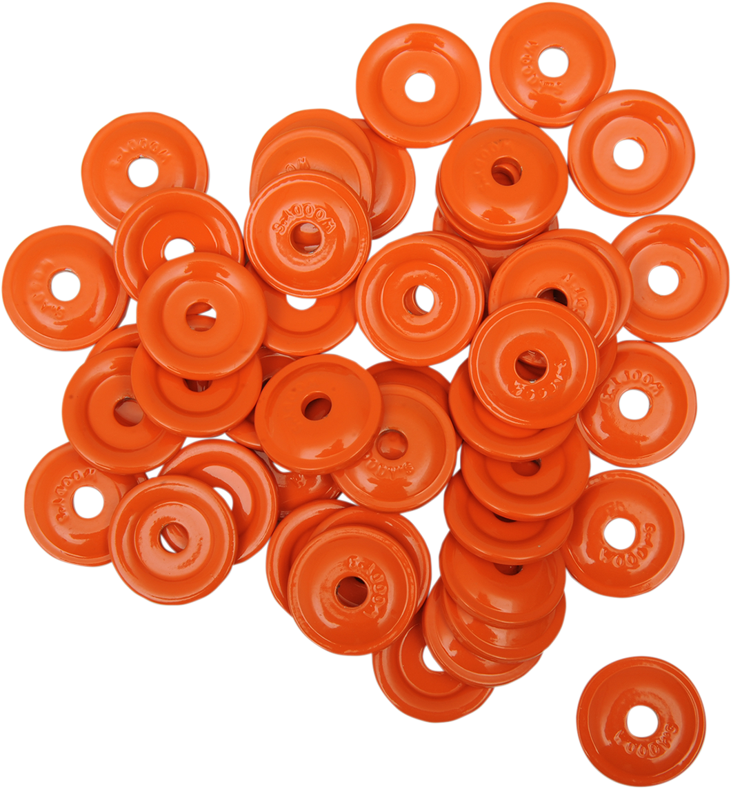 Support Plates - Orange - 48 Pack - Lutzka's Garage