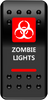 Rocker Switch - Zombie Lights - Red - Lutzka's Garage