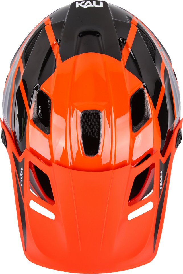 Child Maya Full Face Helmet - Race - Gloss Orange/Gray/Black - OS