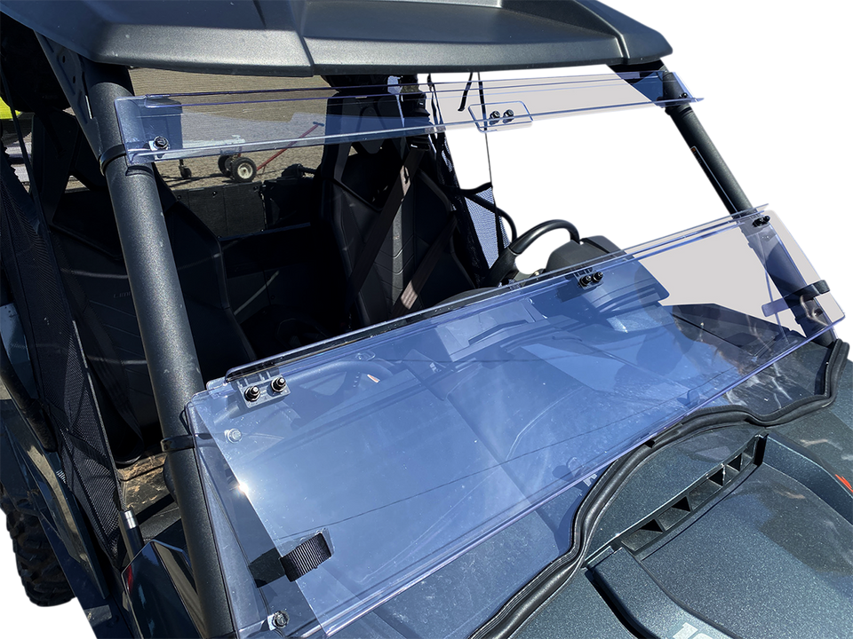 Full Folding Windshield - Deluxe - Commander