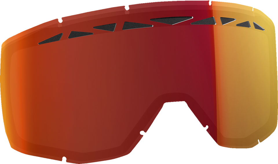 Primal/Split Snow Lens - Dual - ACS - Illuminator Red Chrome