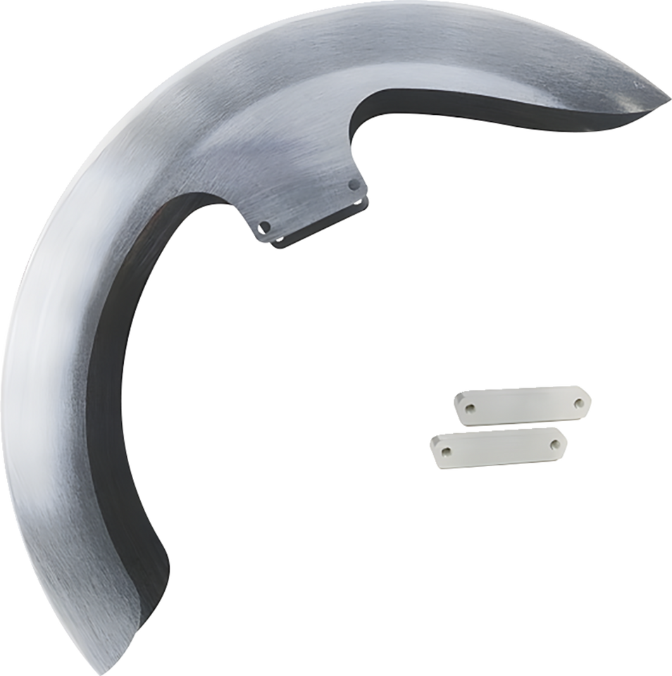 Thicky Front Fender - 21" Wheel - With Satin Adapters - Touring Models