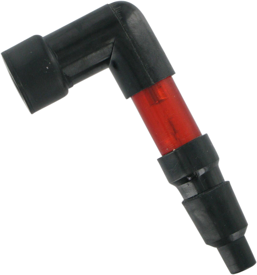 Spark Plug Cap - 90 Degree - Red - Lutzka's Garage