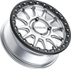 Wheel - Alpha - Front/Rear - Hyper Silver/with Black Ring - 17x7 - 5/114.3 - +25 mm