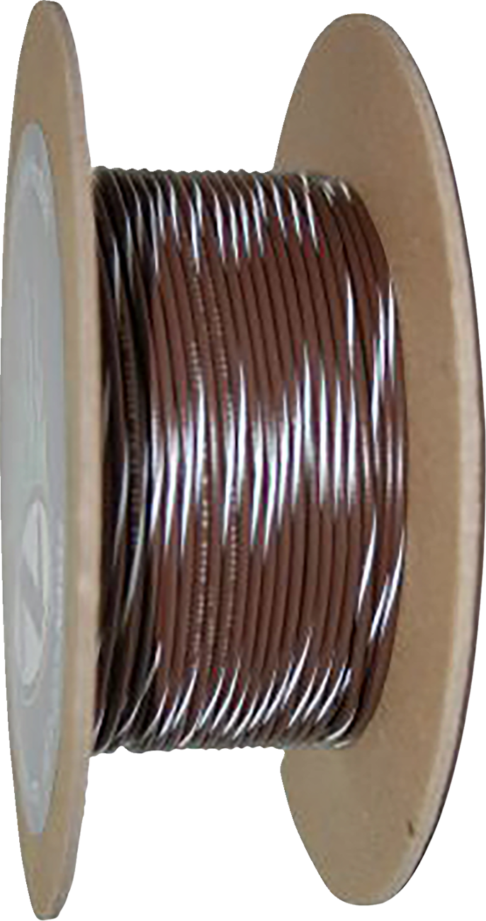 100 Wire Spool - 20 Gauge - Brown/White