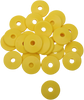 Backer Plates - Yellow - Round - 96 Pack - Lutzka's Garage