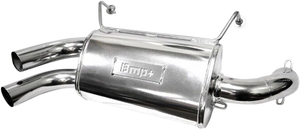 Double Barrel Slip-On Muffler - Ceramic Chrome