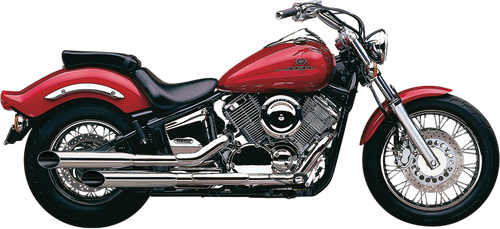 Classic Deluxe Exhaust - Chrome - XVS1100 - Lutzka's Garage