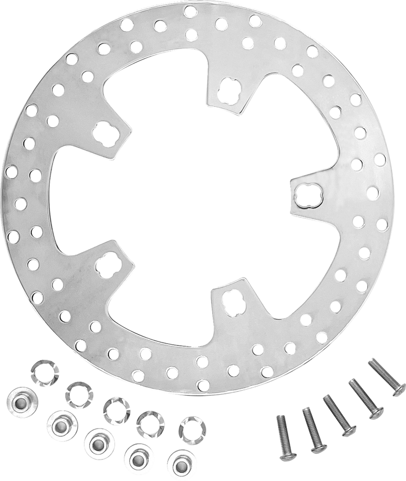 Brake Rotor - 11.5" - Front - Polished - 00-07 Touring