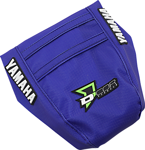 Seat Cover - Black/Green/Blue - YZ 02-21