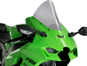 Race Windscreen - 12-1/2" - Smoke - Ninja ZX-10R