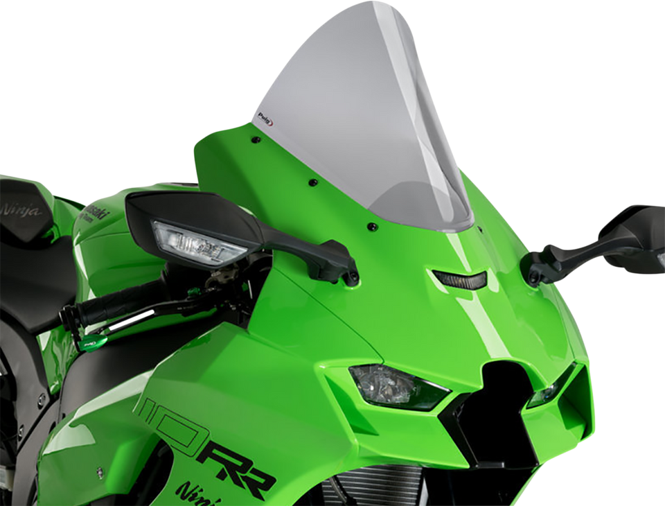 Race Windscreen - 12-1/2" - Smoke - Ninja ZX-10R