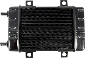 Universal Oil Cooler - 14-Row - Gloss Black - Lutzka's Garage