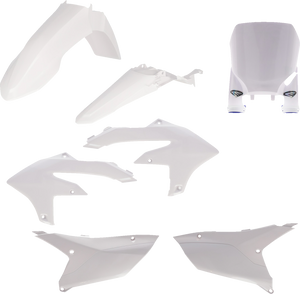 5 Piece Replica Body Kit - White - YZ 250F | 450F/FX - Lutzka's Garage