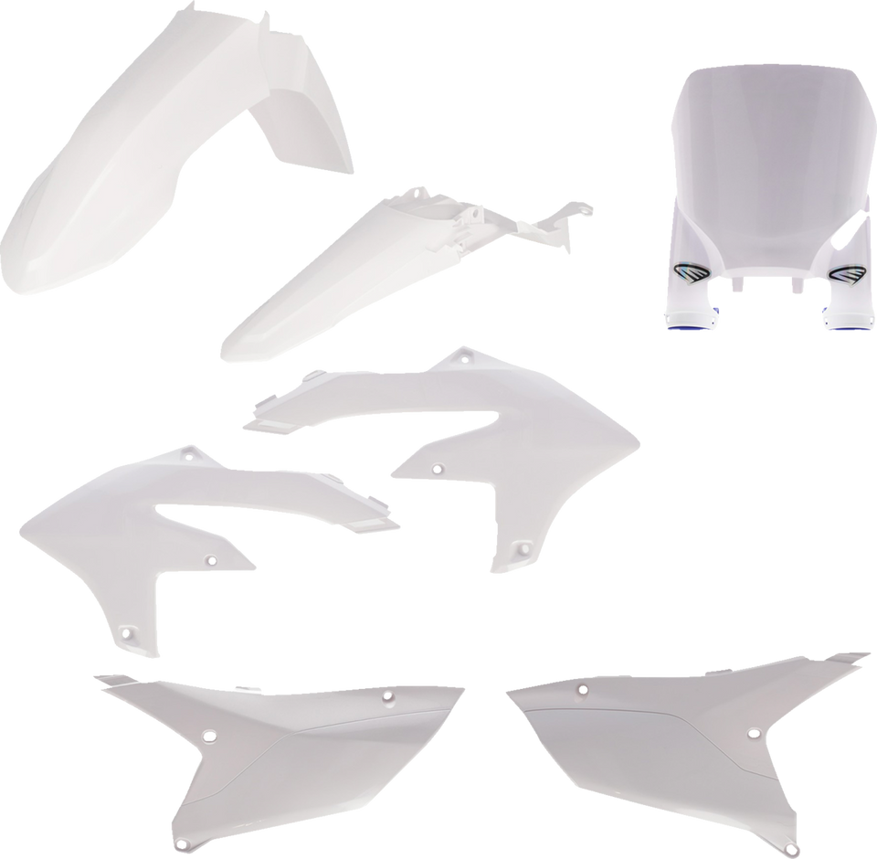 5 Piece Replica Body Kit - White - YZ 250F | 450F/FX - Lutzka's Garage